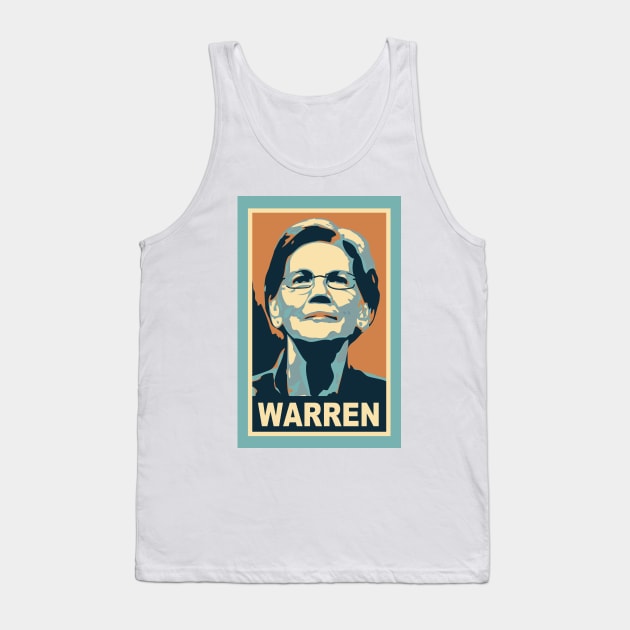 elizabeth warren poster Tank Top by polisci